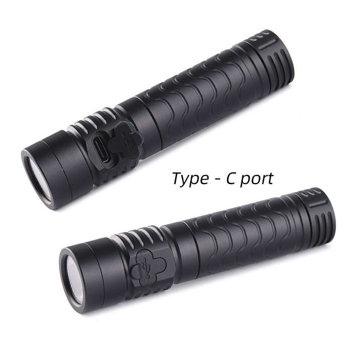 5000K - Convoy T7 TIR Lens Strong Floodlight Tactical Flashlight AA 14500 Battery 4Modes EDC Portabl