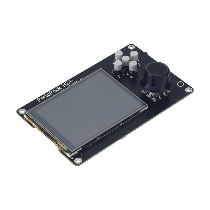 Black - PortaPack H2 for HackRF One R9 V2.0 SDR Radio MAX2839 10.00MHZ TCXO Radio Receiver Developme