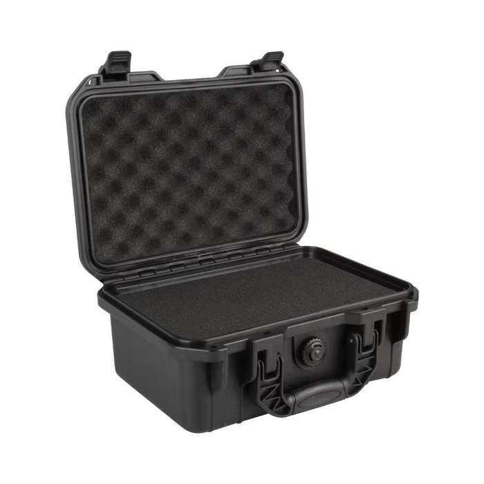 Black - 363x290x160mm Plastic Safety Equipment Case Waterproof Hard Carry Tool Box Shockproof Storag
