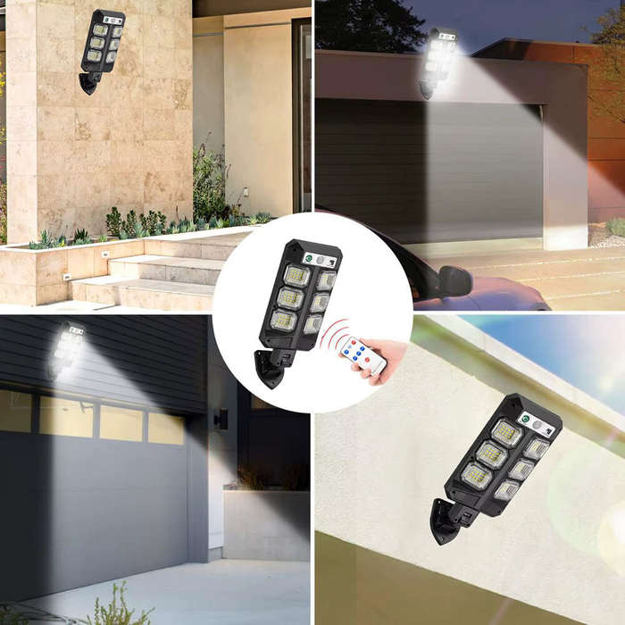 54LED - 54LED Motion Sensor Solar Light Human Body Induction Garden Light Outdoor Waterproof Solar O