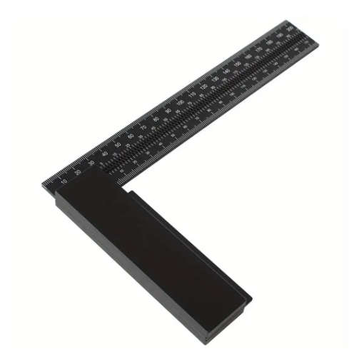200mm - 200mm Woodworking Marking Gauge and Aluminum Alloy T-Square Measurements Ruler Woodworking M