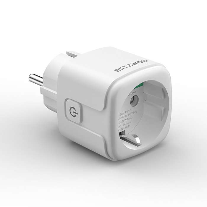 1 Pcs - BlitzWolf BW-SHP15 Zigbee 3.0 16A 3680W Smart Plug Wireless Power Socket Outlet EU Plug APP