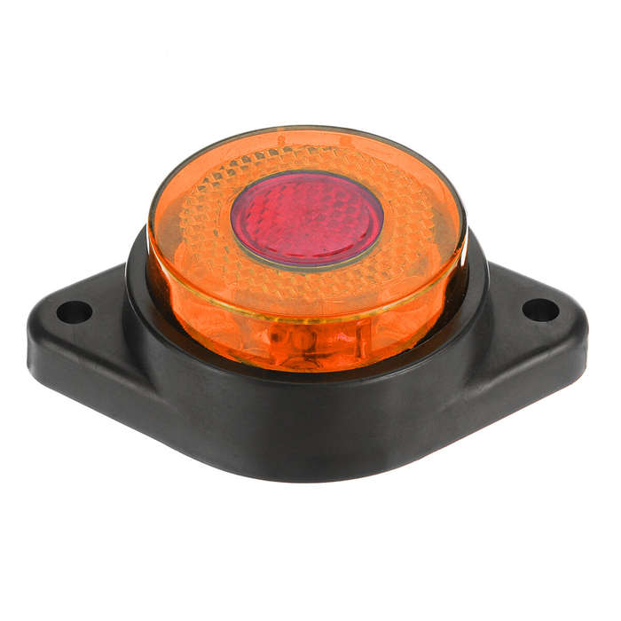 Red - LED Side Marker Lights Clearance Indicator Lamp 1.6W 24V 5-Colors for Truck Trailer Bus