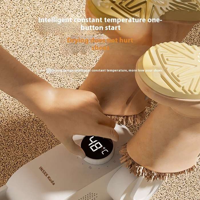 White - Foldable Retractable Shoe Dryer Powerful UV Shoe Sterilizer Deodorizer Shoe Dryer Household