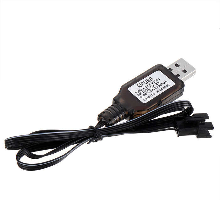 Wltoys 18628 1/18 Spare Li-ion Battery USB Charging Cable 0680 RC Car Vehicles Model Parts