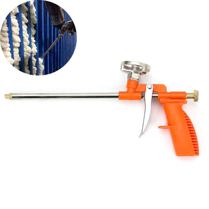 Orange - Expanding Foam Gun Metal Polyurethane Spray Tool 70MPa 10L/min High Pressure Insulating Cau