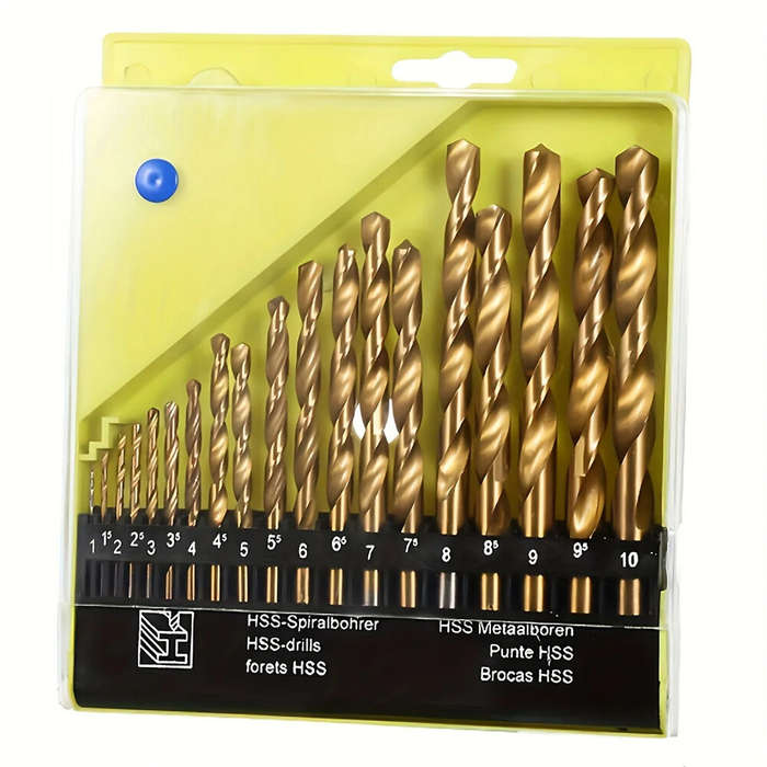 13PCS Tungsten Carbide Metric Drill Bits Set 3/16" to 1/2" for Glass Metal Tile Concrete Professiona