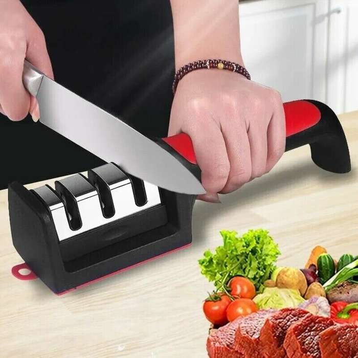 4-stage Knife Sharpener Professional Kitchen Sharpening Stone Grinder Knive Kitchen Blade Tool Sharp