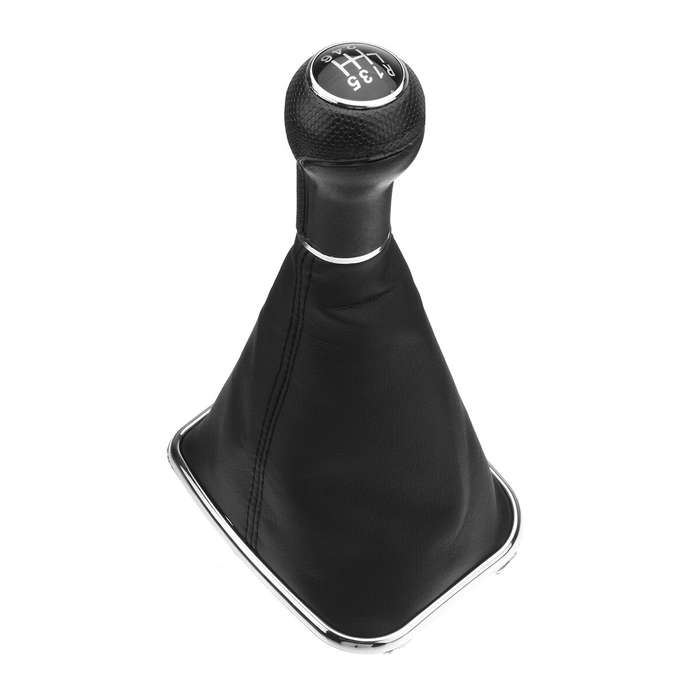 6 Speed - 5/6 Speed Gear Shift Knob Gaitor Boot Leather 23mm For Golf 4 Bora Jetta MK4 VW