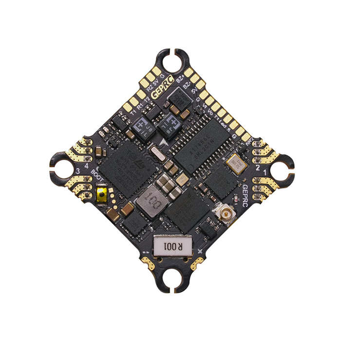 ELRS 2.4GHz - 25.5x25.5mm GEPRC TAKER F411 8Bit 12A AIO F4 OSD Flight Controller Built-in 12A 2-4S 4