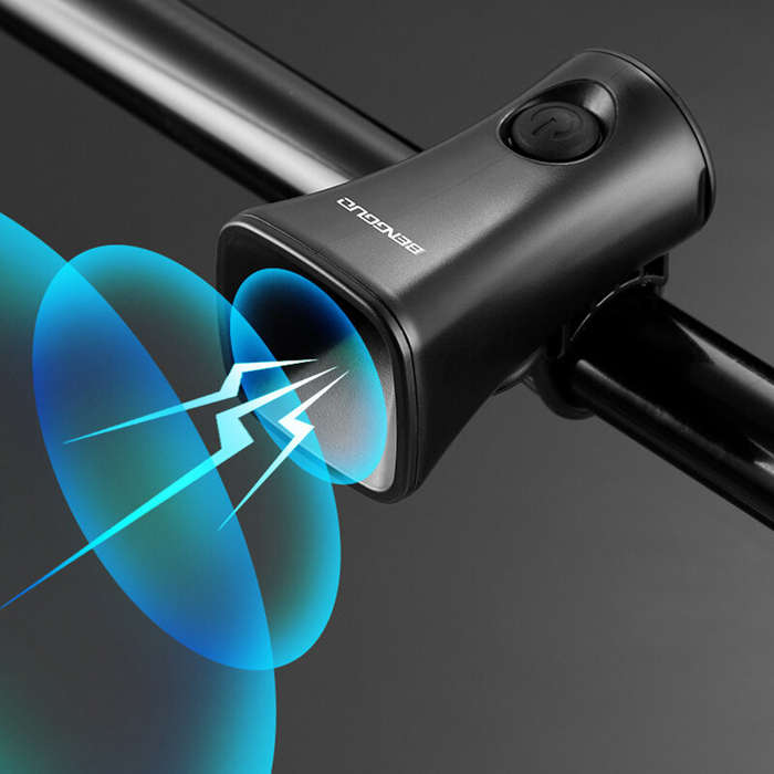 Blue - 120dB Loud Electric Bicycle Horn IPX4 Water-resistant with Battery Bike Bells