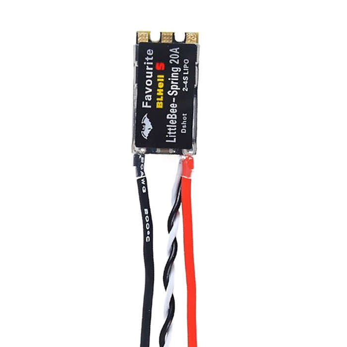 4 PCS - 4PCS LittleBee 20A 2-6S BLHeli_S OPTO Brushless ESC for DIY RC Drone FPV Racing