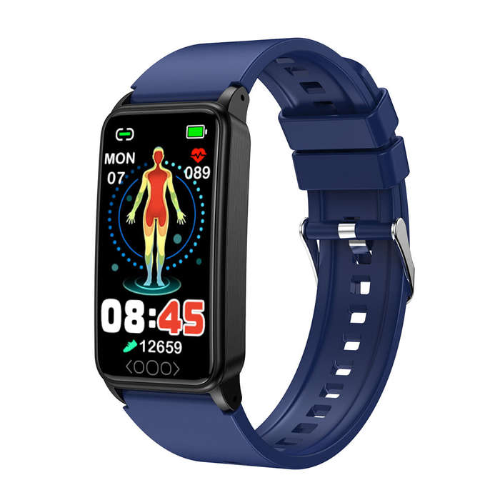 Pink - TK71Pro 1.47inch HD Screen Uric Acid Blood Lipids Blood Glucose Measurement Heart Rate Blood