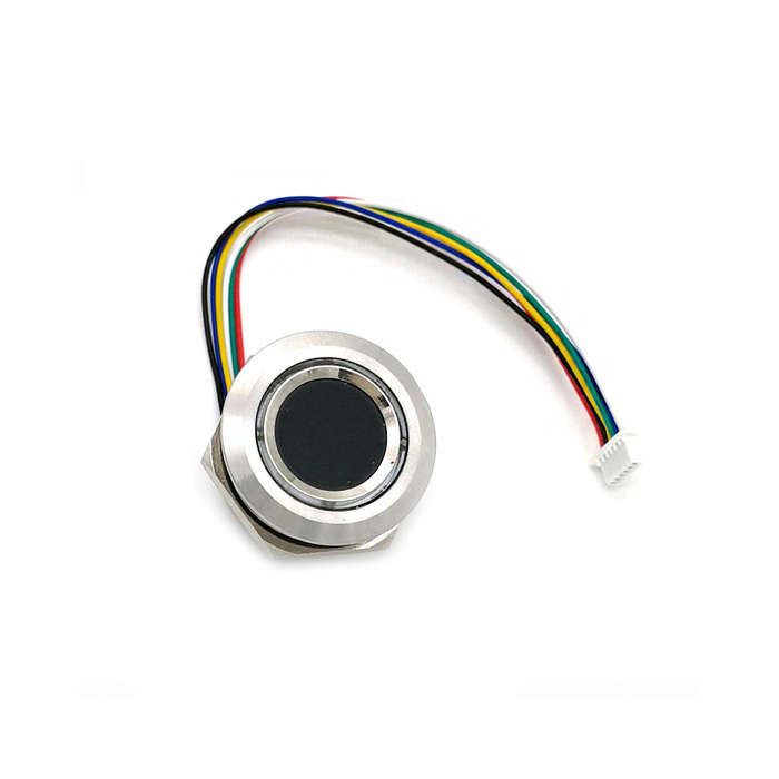 19mm - R503 Capacitive Fingerprint Module Sensor Scanner Circular Round Two-Color Ring Indicator LED