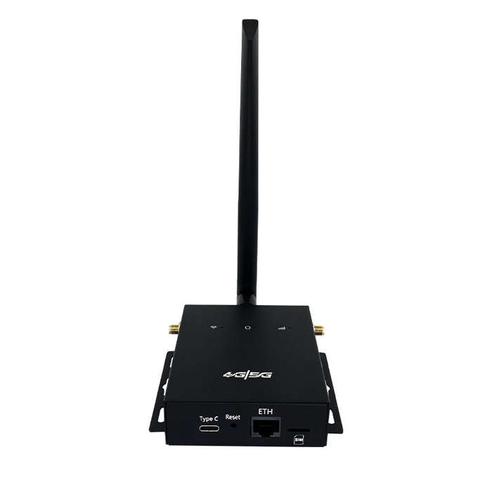 Black - ED121 4G LTE WiFi Router with 3 Antennas 300Mbps High Speed with SIM Card Slot Plug and Play