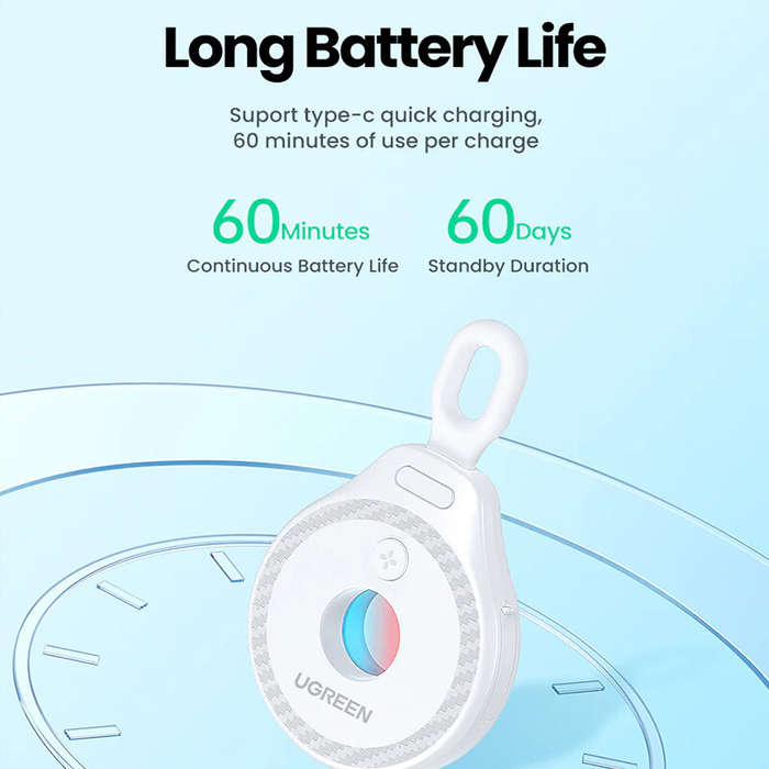 White - UGreen LP793 Mini Infared Camera Detector 5M Long Range Detect 60H Days Battery Life Anti-Pe