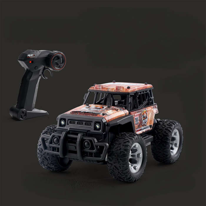 Blue - JJRC Q181 1/20 2.4GHz 30KM/h RC Car Truck with LED Lights High Speed Off Road Vehicles RTR