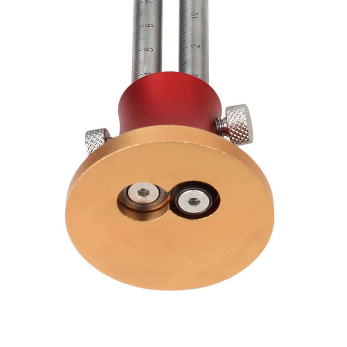 1 pc - Double shaft Wheel Marking Gauge Wood Scriber Mortise Gauge Woodworking Marking Scribing Soli