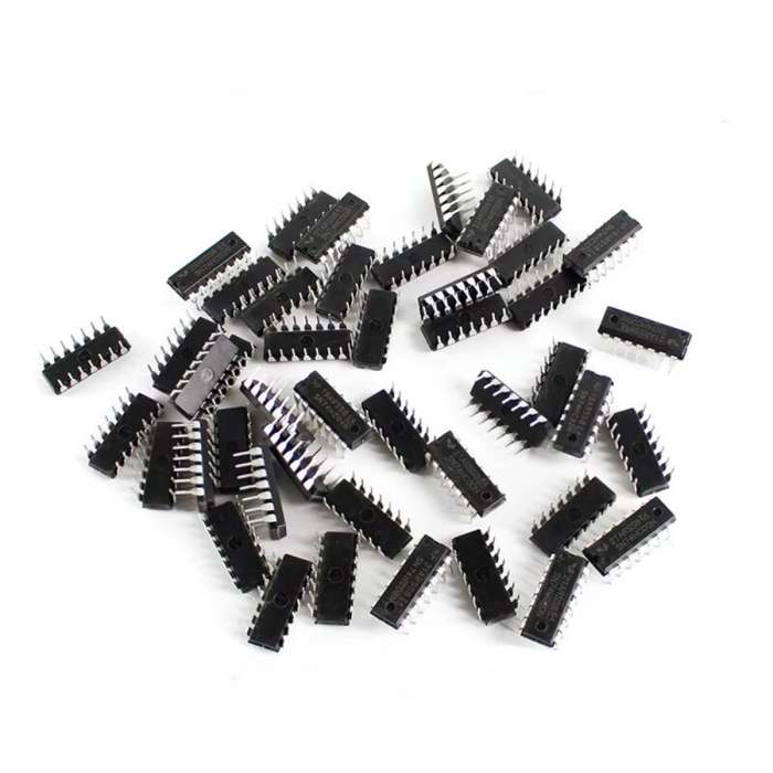 with box - 48PCS 6 Specifications IC 74LS02 74LS00 Integrated Circuit Chip Kit DIP Single Precision