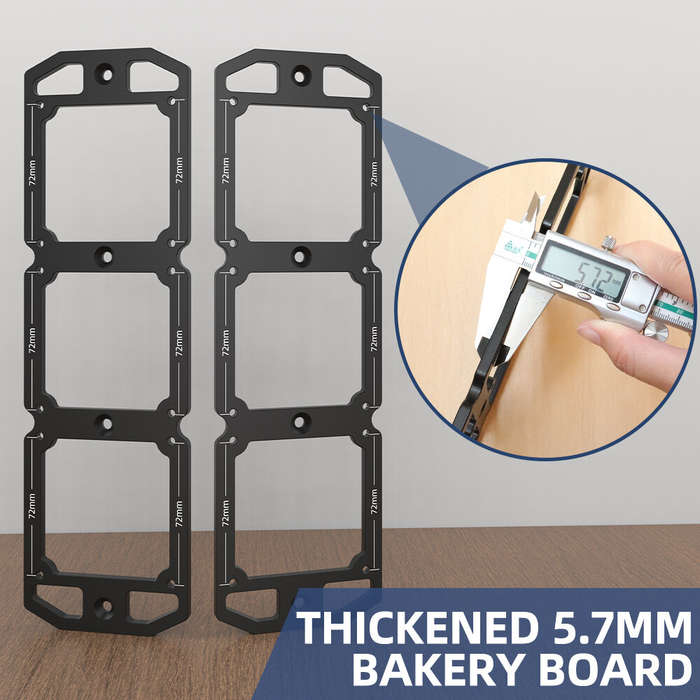 72mmx72mm - 86 Type Socket Box Hole Template Wood Board Slotting Template Switch Socket Opening Temp
