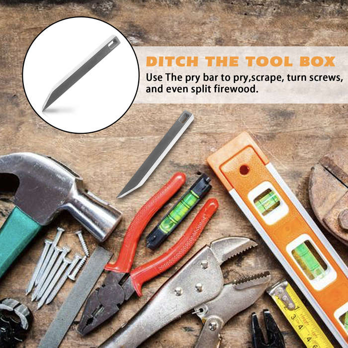 Silver - Portable Stainless Steel Pocket Knife Bottle Opener Multitool Compact Keychain Design Rust