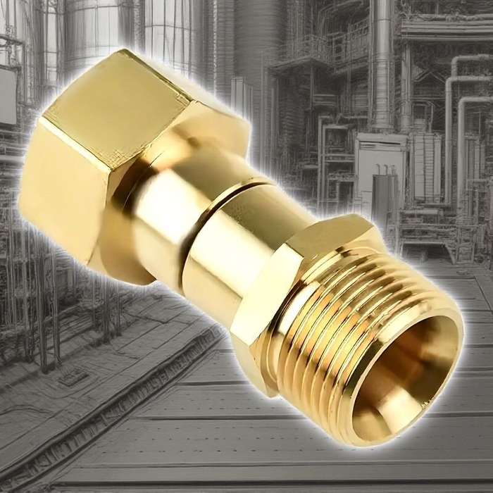 Type A - 360 Degree M22 Pressure Washer Attachment Reliable Brass Swivel Connector for High Pressure