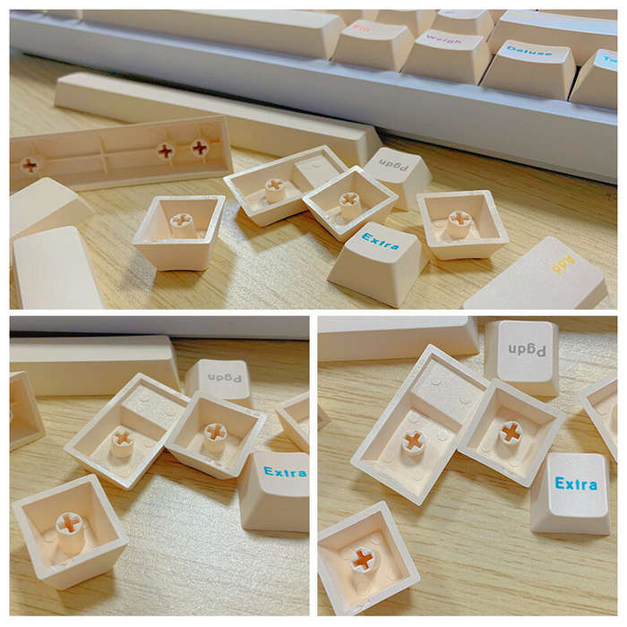 Yogurt 145 Keys Keycap Set Cherry Profile PBT Sublimation Suitable for 61/68/75/84/87/89/96/98/100/1