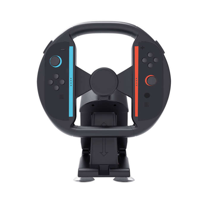 Black - For Switch 2 Controller Racing Steering Wheel Switch 2 Desktop Steering Wheel Stand KJH-NS2-