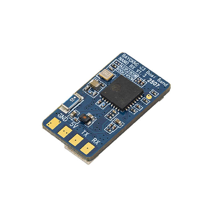 80mm - BAYCKRC C3 900/2400 868Mhz/900Mhz/2.4Ghz Dual Band Nano RX Open Source ELRS Receiver TCXO for