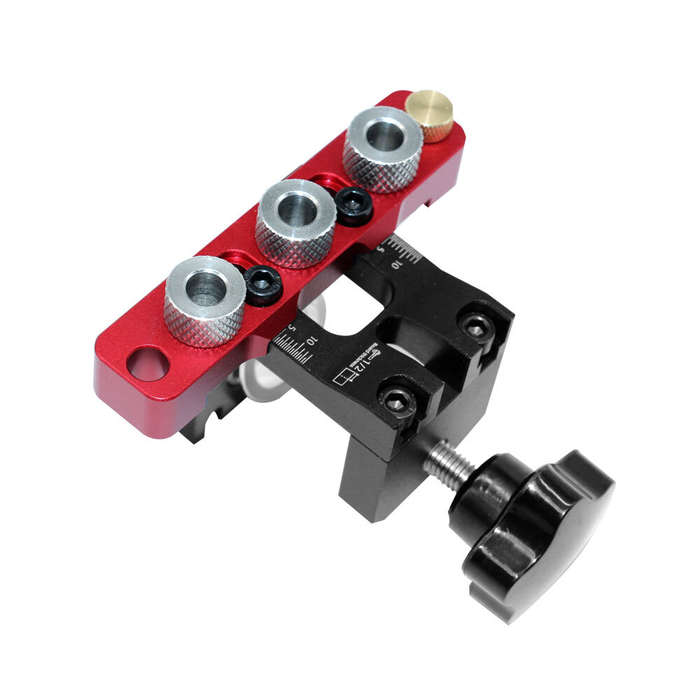 Adjustable Woodworking 3 in 1 Doweling Jig Kit Pocket Hole Jig Drilling Guide Locator For Furniture