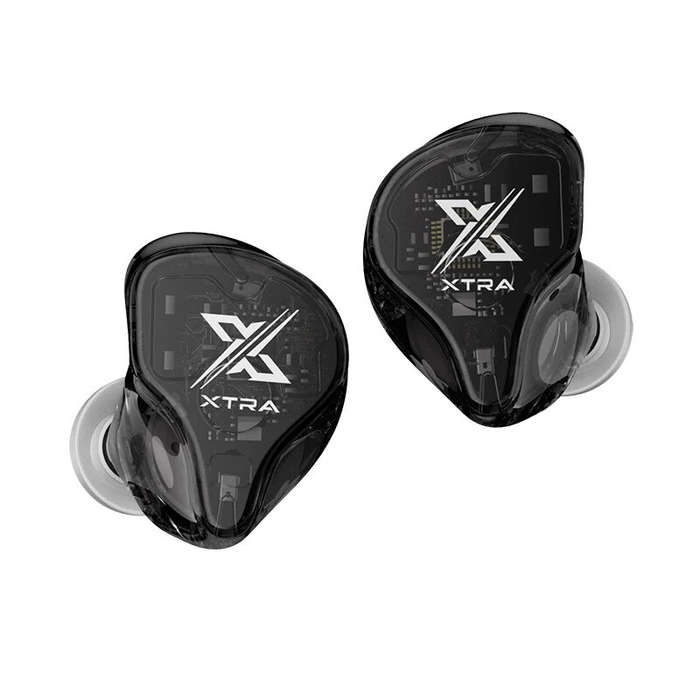 Black - KZ-Xtra TWS bluetooth Headset Wireless ANC Earphone QCC3091 Chip 55dB Depth 3-Mic Noise Canc