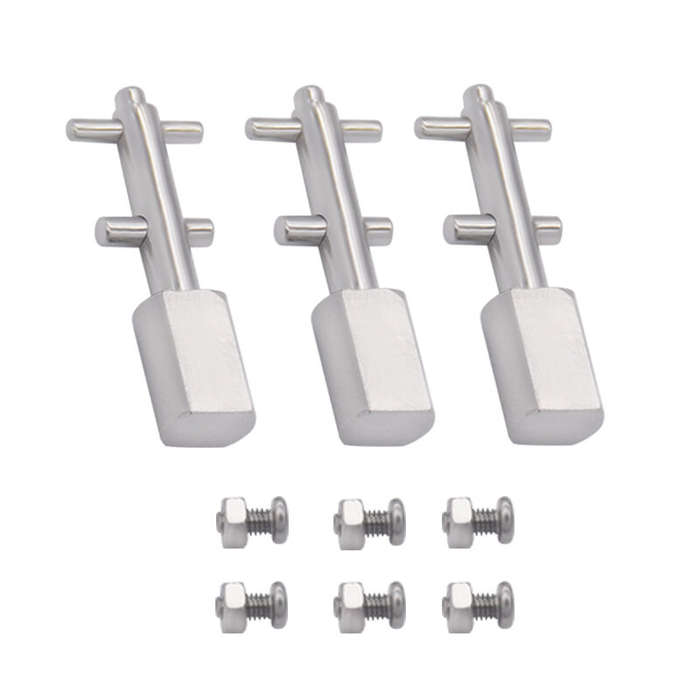 3-Piece Matte Chrome Plated Tilt Switch with Button for Studer Revox B77 PR99