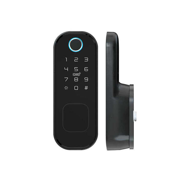 R5 Tuya Smart WiFi Lock Fingerprint APP Password IC Card Key Unlock Electronic Door Lock for Home Sa