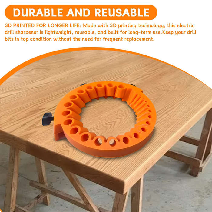 Set - Universal Drill Bit Sharpener Attachment Plastic 2-13mm Large Angle Milling Manual Tool Enhanc