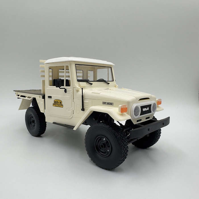 01 - WPL C44 1/16 2.4G 4WD RTR FJ45 Rc Car Truck Rock Crawler Vehicle Models Toy Proportional Contro