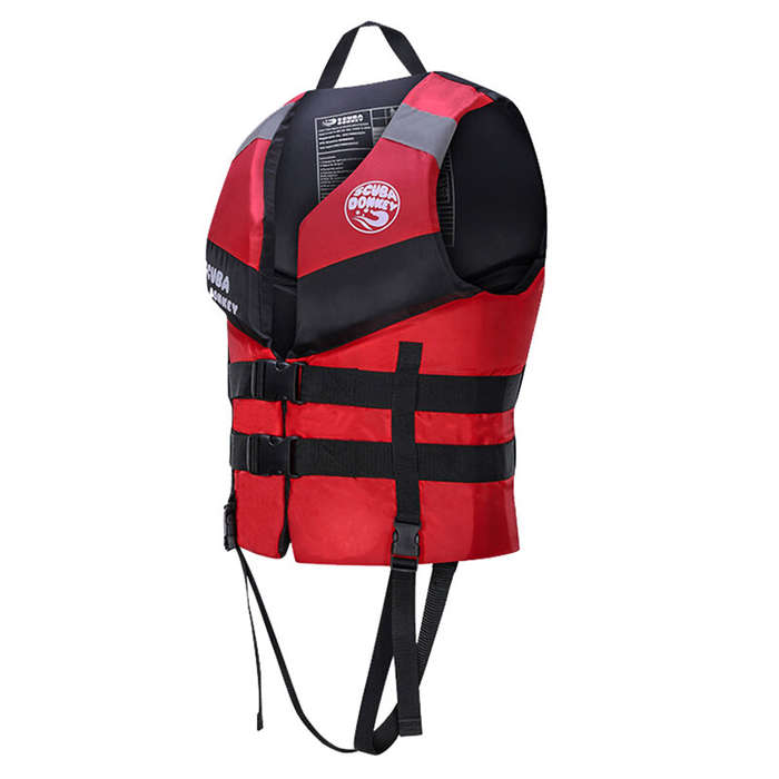 S - Adults Universal Outdoor Neoprene Life Jacket Water Sports Buoyancy Vest Kayaking Boating Swim D