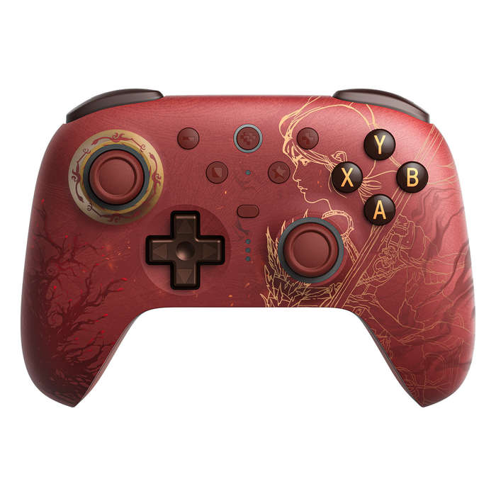 Red - 8BitDo Ultimate 2 WUCHANG: Fallen Feathers Wireless Gaming Controller with TMR Joysticks 8Spee