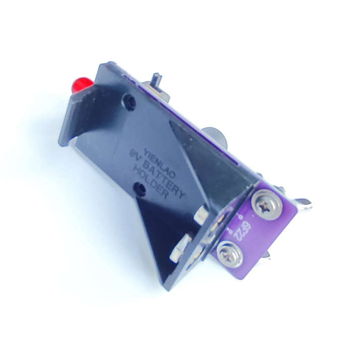 Purple - Active SDR Loop Antenna Amplifier 100kHz-120MHz Low-Noise Adjustable Gain for Shortwave Rad
