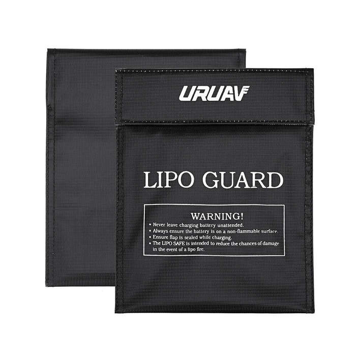 Red - URUAV Fireproof Explosionproof LiPo Battery Portable Safety Bag 22X18cm
