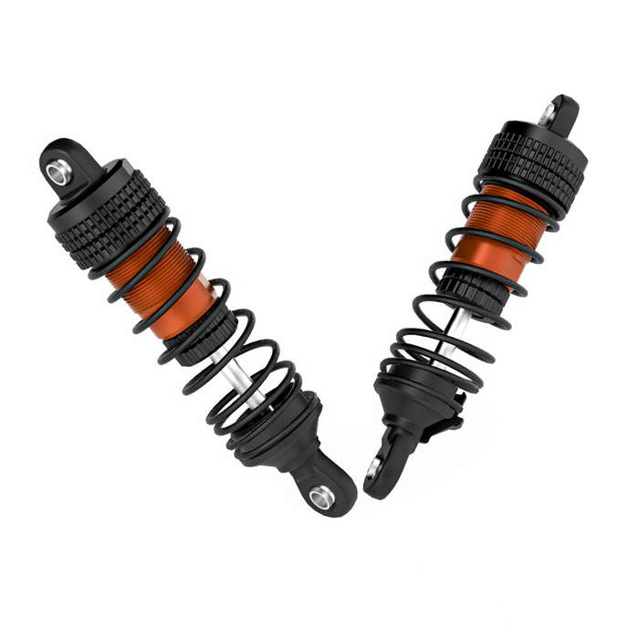 Black - 2PCS ZD Racing MT16 1/16 RC Car Parts Shock Absorber Damper Oil Filled Vehicles Models Spare