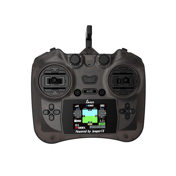 Grey - Jumper Smart 2.4GHz 12CH ELRS 2-Inch Color Screen Full Function Small Size Radio Controller w