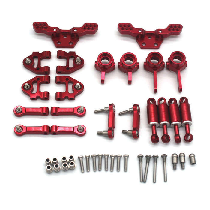 Red - Upgraded Metal Swing Arm For 1/28 k989 284131 284010 284161 RC Car Parts