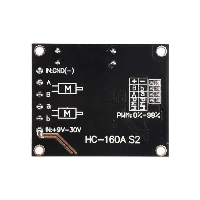 Board Only - 1800W PWM Dual Channel Motor Driver Board Module DC Motor Driver Speed Regulator with H