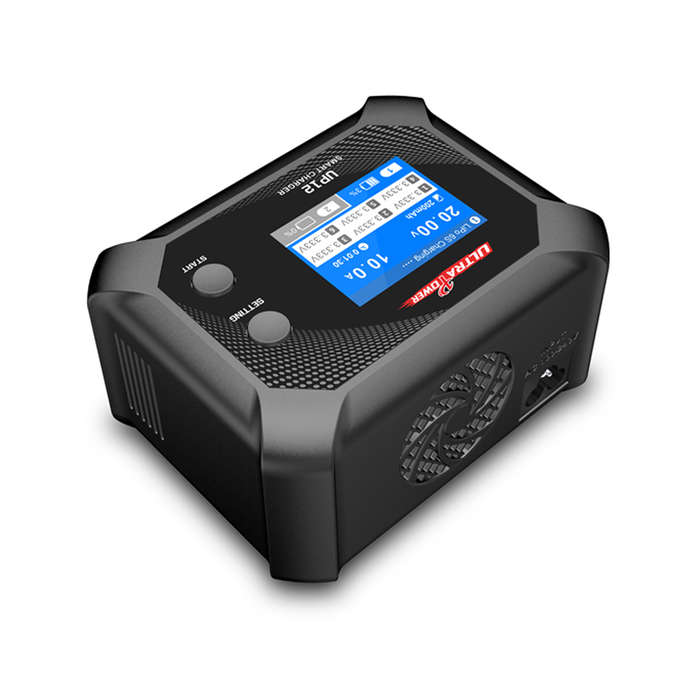 US Plug - UltraPower UP12 AC 200W Dual Channel Charger for 2-6S LiPo LiFe Lilon 4.50V LiHV Battery