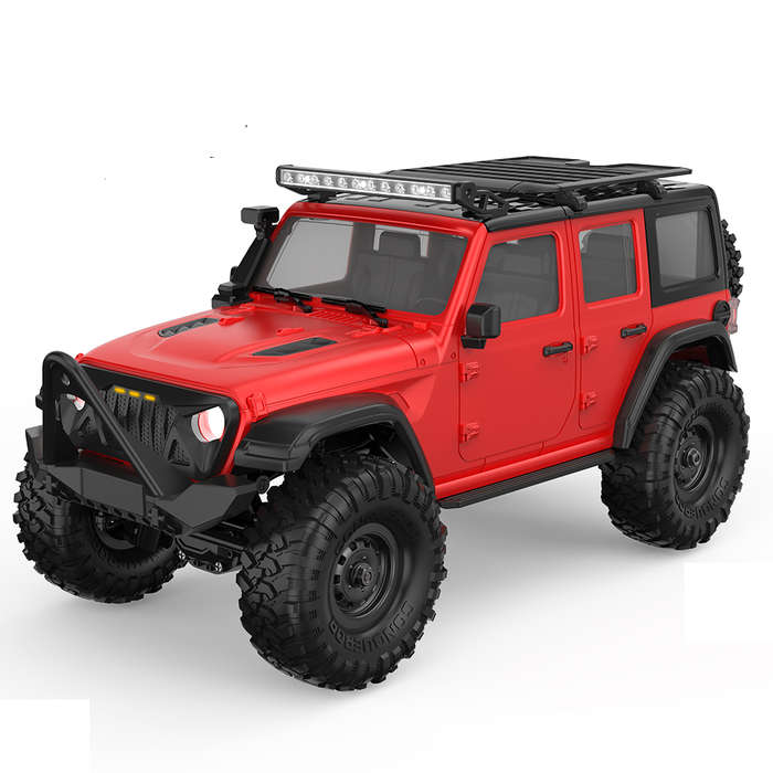 Red - HB Toys RTR R1604/5/6 1/16 2.4G 4WD RC Car Full Proportional Rock Crawler LED Light Off-Road C