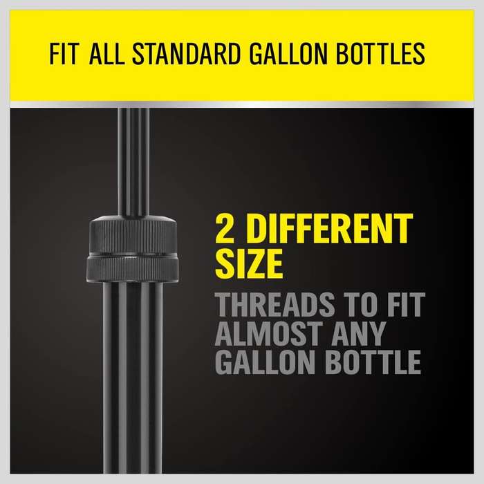 #1 - Standard Gallon Bottle Lubricating Manual Oil Suction Pump Gasoline Coolant Siphon Transfer Pum