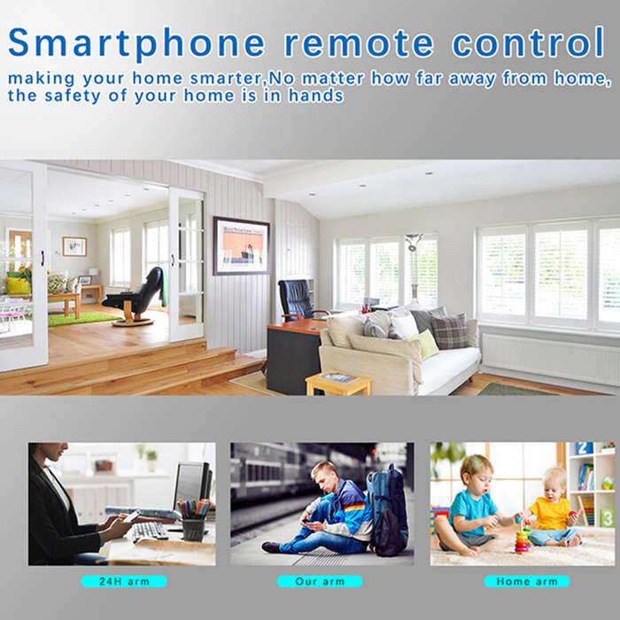 EU Plug - ZX-SN11 Tuya WiFi Alarm Siren 433Mhz 110db Loud Wireless Security System Mobile App Contro