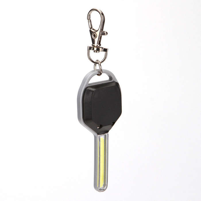 Gold - COB LED Lights Keychain Emergency Light Outdoor Portable Mini Flashlight Keychain Pocket-size