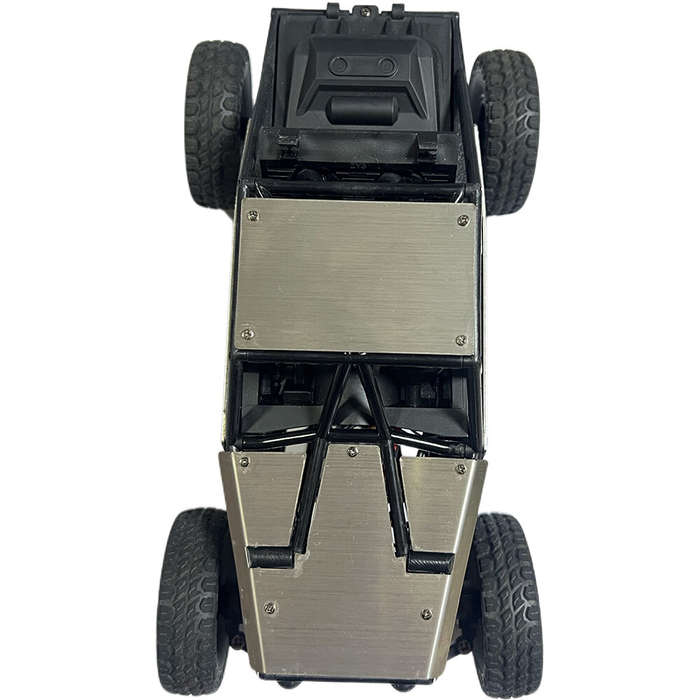 Silver - LDRC 18499 1/18 Rock Crawler RC Car Upgraded Metal Body Shell Vehicles Models Spare Parts A