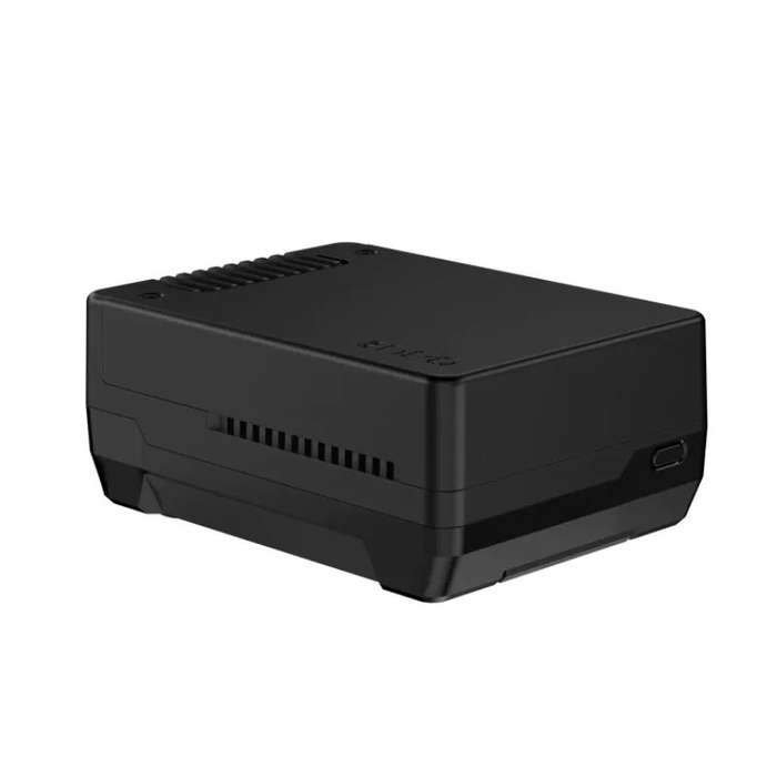 Black - Argon NEO 5 M.2 NVME PCIE for Raspberry Pi 5 Built-in Radiator Aluminum Alloy Shell